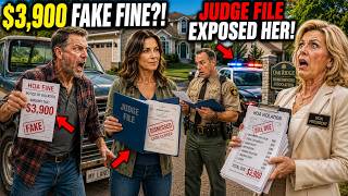 HOA Karen Called Cops Over a $3,900 Fine — Then Froze When My Wife Opened Her Judge’s File