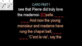 C'est La Vie by Bob Seger guitar play along