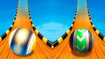 Sky Rolling Balls vs Action Balls Gyrosphere Race Games Gameplay (Android/iOS)