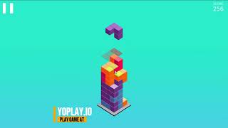 Stack Rush Gameplay: 3D Tetris Twist! Can I Beat the Impossible Speed Level? screenshot 5