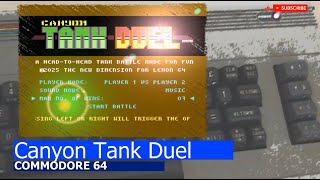 Commodore 64 -=Canyon Tank Duel=-