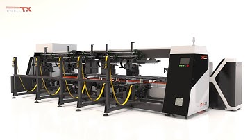 Tube automatic loading and unloading system fiber laser cutting machine T230