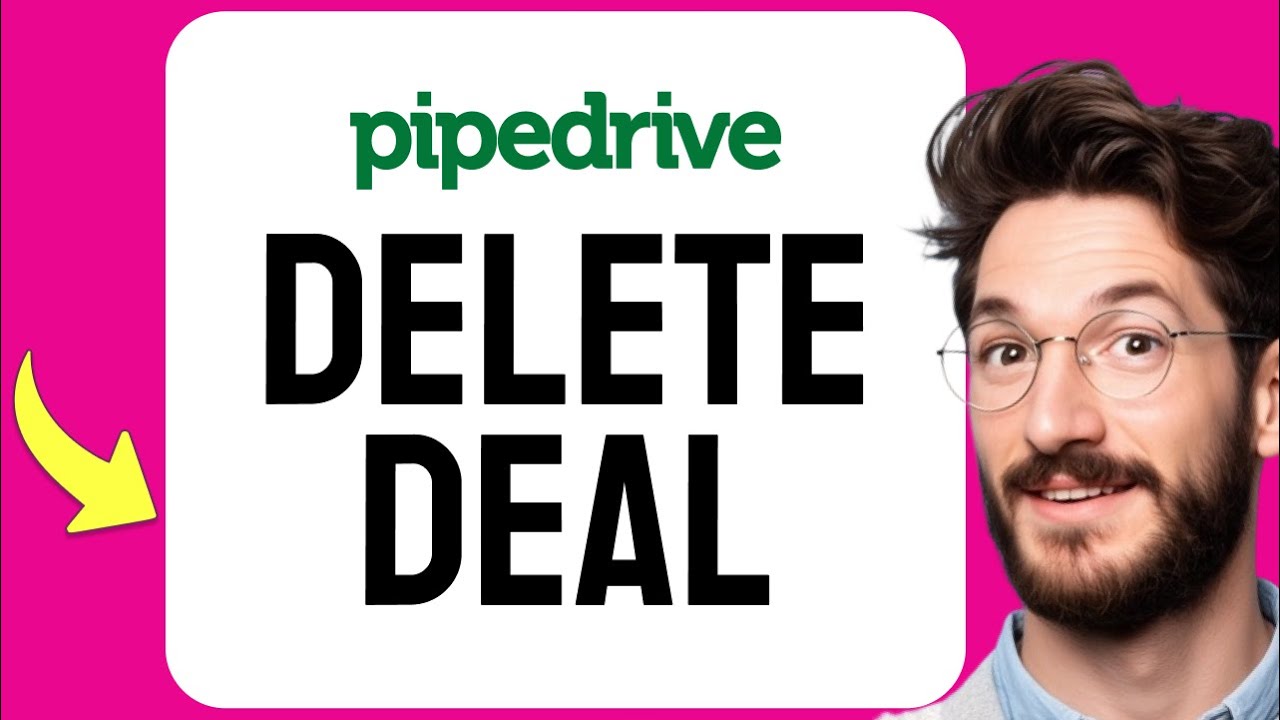 How to DELETE a Deal in Pipedrive (Step by Step) - YouTube