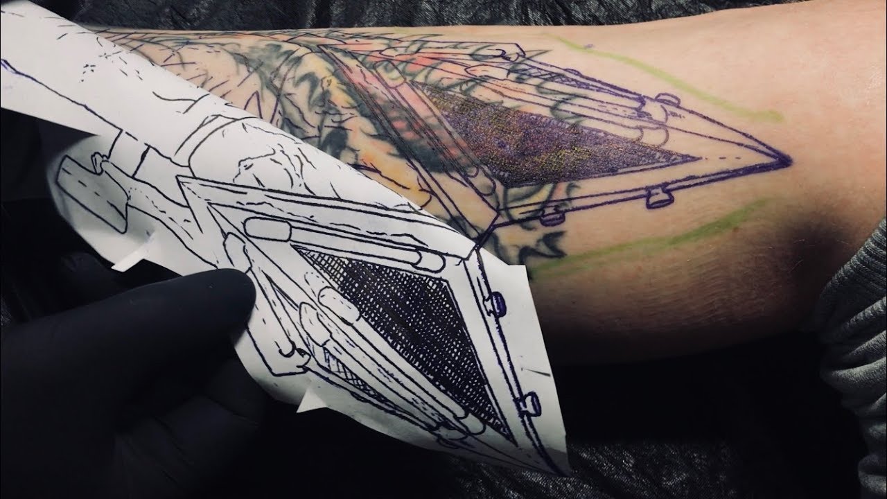 Silent Hill ( Pyramid Head ) Cover Up Tattoo @ DasGoldenePenthouse