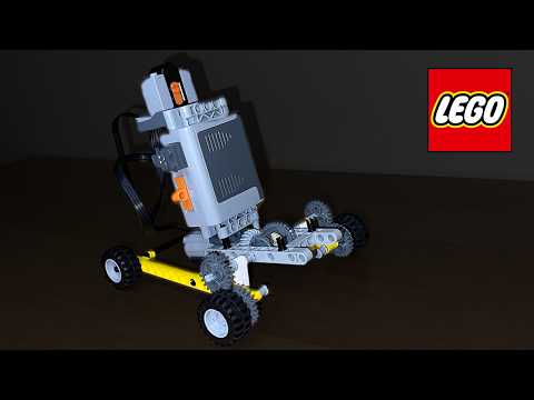 Building LEGO Car Cross Narrow Bridges