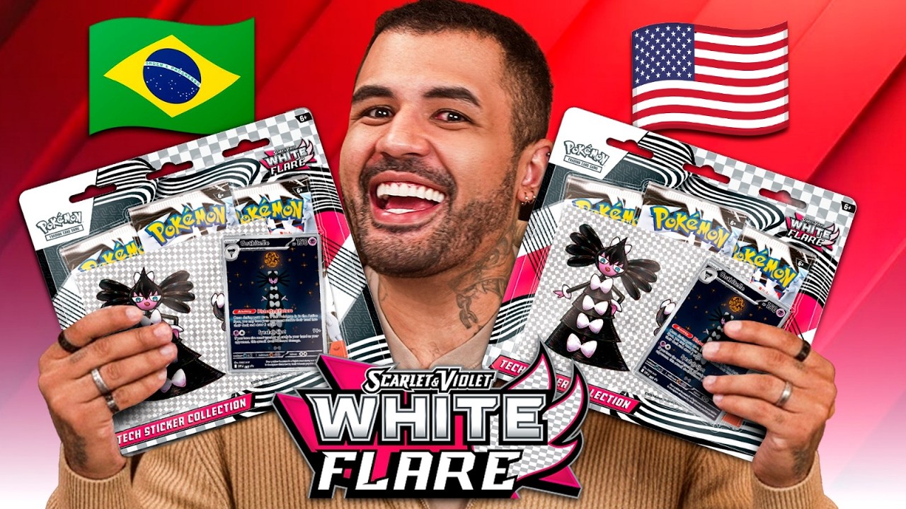ABRI A CAIXA ESPECIAL BRASILEIRA E AMERICANA DE WHITE FLARE E NÃO ACREDITO NO QUE VEIO NA BRASILEIRA
