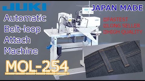 JUKI - MOL-254  Automatic Belt-loop Attach machine