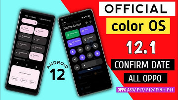 Oppo colorOS 12.1 Update Features, schedule / Device List For A53/ A53s/F17/F15/F11Pro / Reno 6 5G