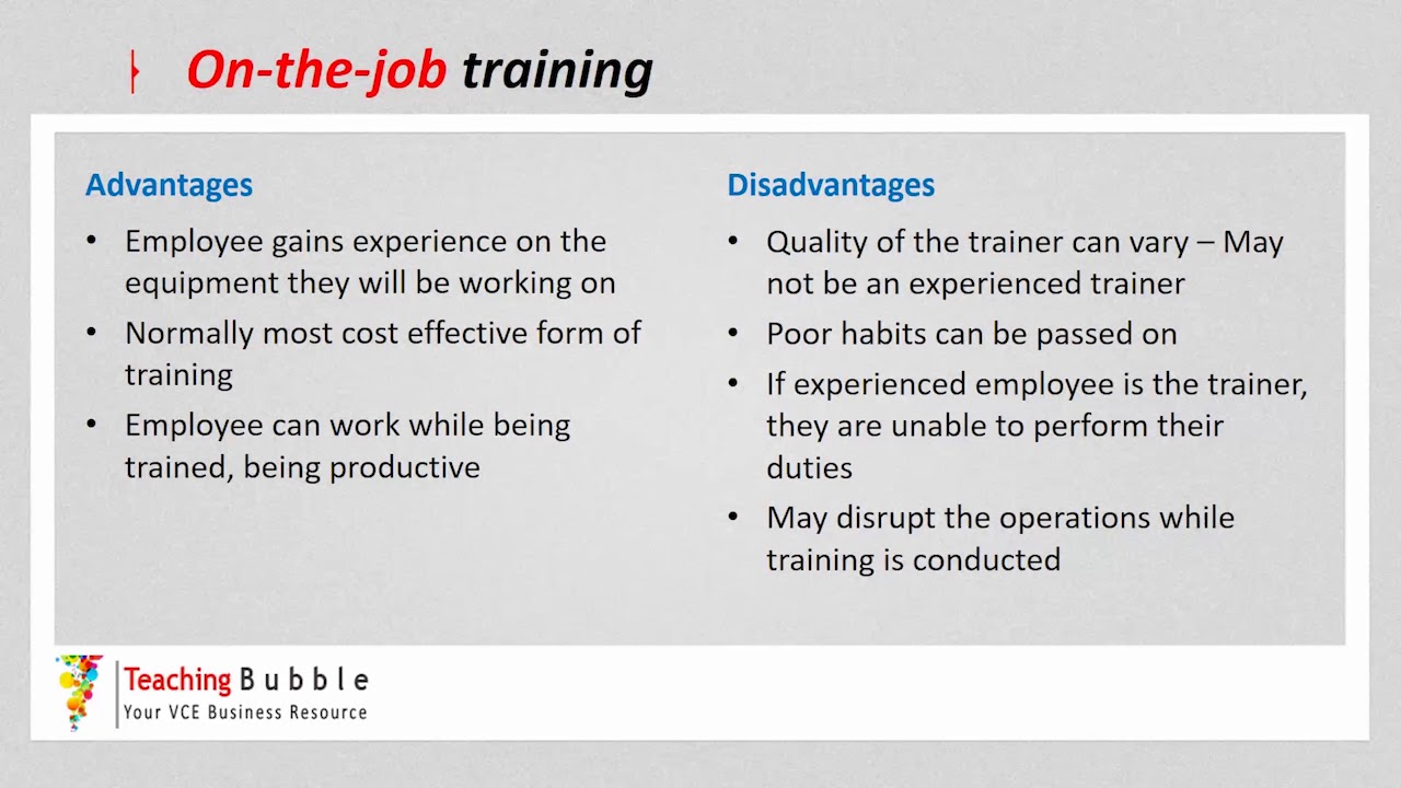 Training Teachingbubble
