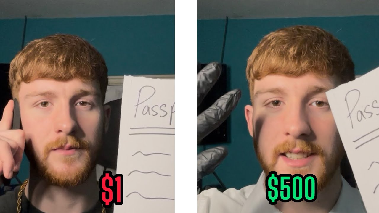 [ASMR] $1 TSA PAT DOWN VS $500 TSA PAT DOWN!