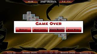 Game Over: Mahjong Solitaire (PC)
