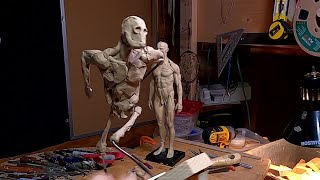 SOUND OF A BROKEN TWIG MEANS DANGER   Adding the first clay to the Figure