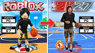 I Put My BEST Roblox Basketball Build In NBA 2K27 & ITS BROKEN