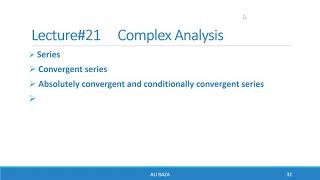 Complex analysis lec#21 Complex series and Complex power series in urdu/hindi