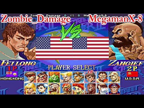 Super Street Fighter II X: Grand Master Challenge - Zombie_Damage vs MegamanX-8