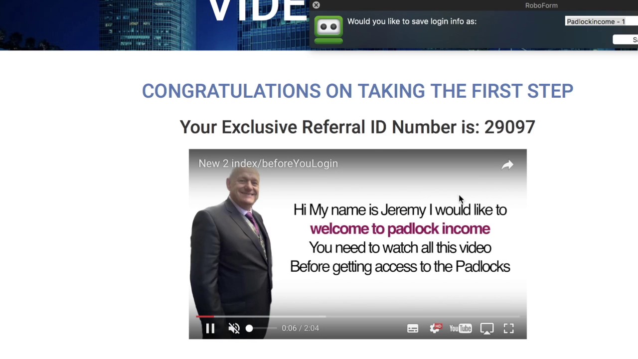 How to log into Padlock for the first time YouTube