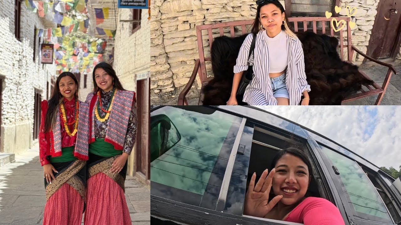 Mustang day -2 / Marpha galli  ma thakali dress lagayera ghumdai/ Mero dd ley bungee pani hanyo ??😱😱