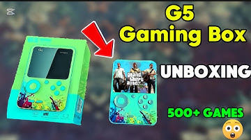 G5 500 in 1 Retro Game Box Review & Unboxing | Play on TV | 500 Classic Games | Opera Gadget