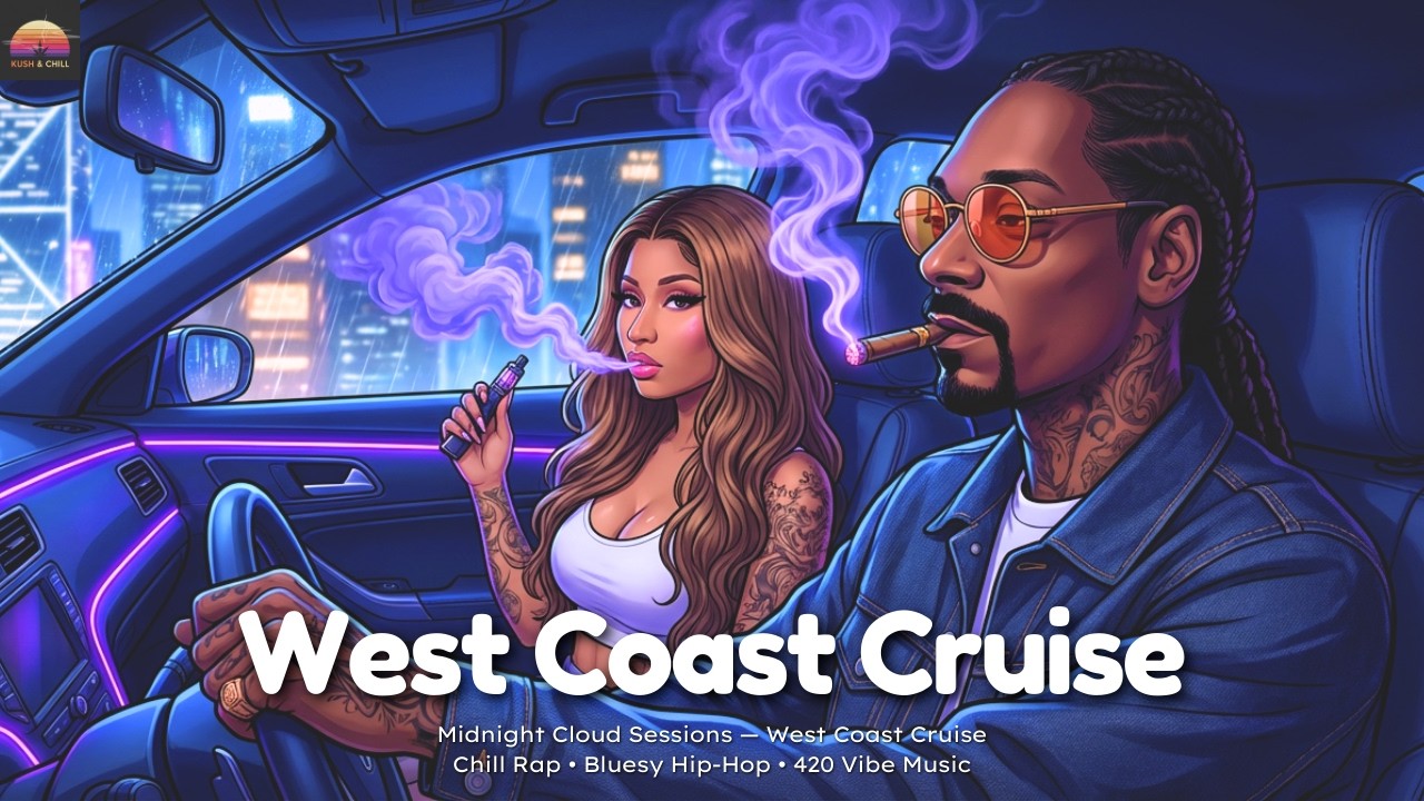 Midnight Cloud Sessions — West Coast Cruise | Chill Rap • Bluesy Hip-Hop • 420 Vibe Music
