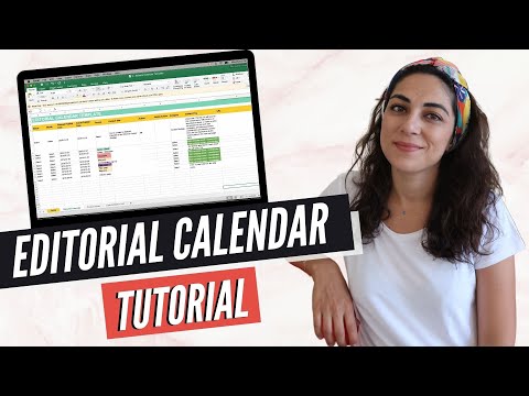 Video: How To Create An Editorial Schedule
