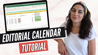 How to Use An EDITORIAL CALENDAR for An Effective CONTENT STRATEGY  Content Calendar Tutorial