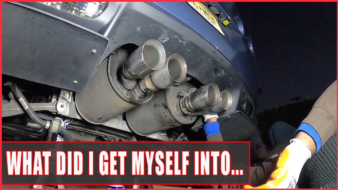 C6 Corvette Corsa Extreme Exhaust Install YouTube