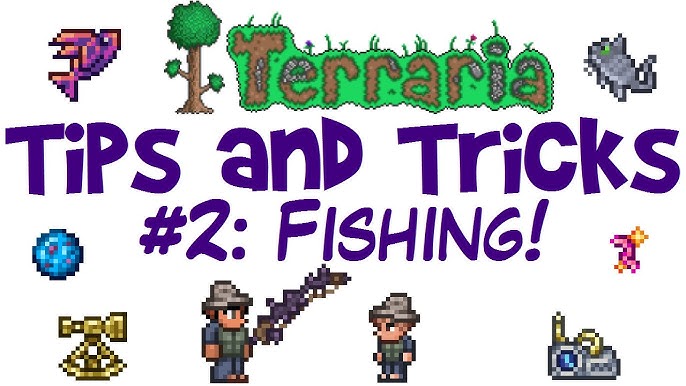 All/Best Terraria Fishing Rods Guide! (Fishing Pole Crafting, How to Use) 