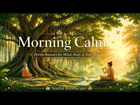 Morning Calm 🌿Peaceful Bansuri Instrumental Music for Release Stress, Anxiety Relief