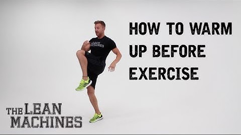 How to warm up before exercise