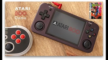 ATARI 800 - Alley Cat - Gameplay with Anbernic RG353M 🕹