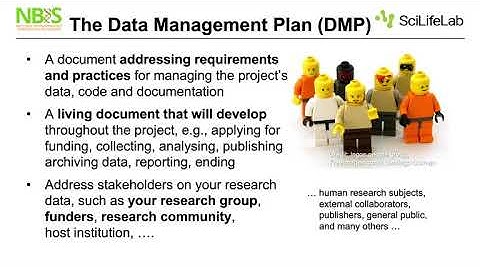 The Data Management Plan (DMP) – How to write one