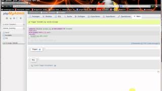 Mysql Trigger Phpmyadmin Beispiel