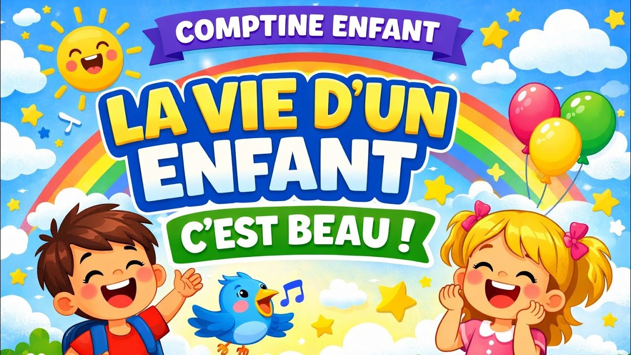 La vie d’un enfant, c’est beau | Chanson pour enfants (Comptine joyeuse)