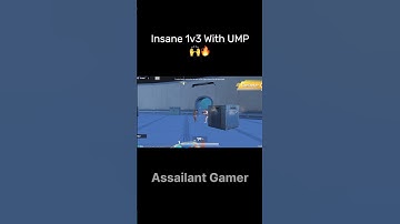 🔥 Insane 1v2 Clutch with UMP in BGMI  | BGMI Shorts Highlights #bgmi