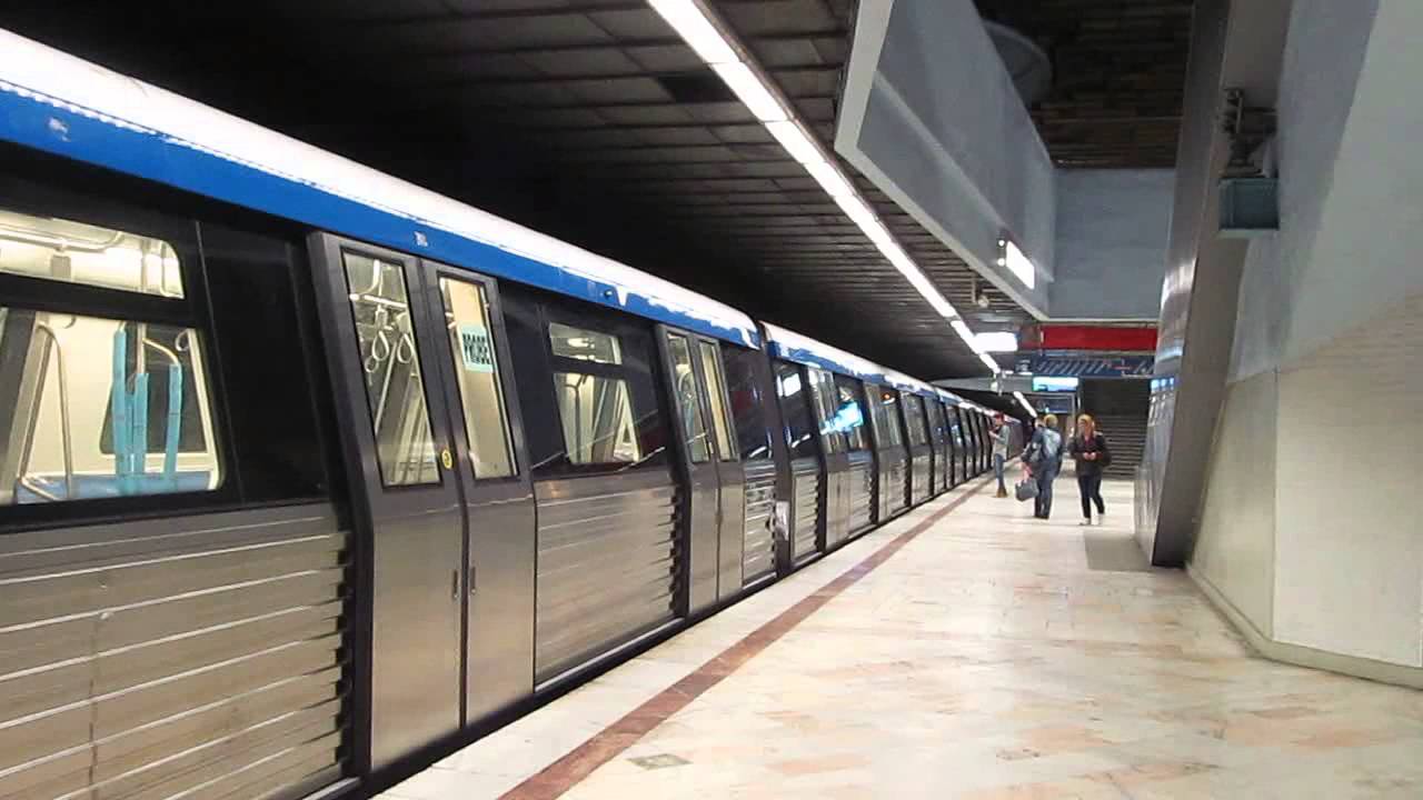 CAF METRO DUNAREA 1301 2301 Under Test In Universitate Station CAF caf-metro-dunarea-1301-2301-under-test-in-universitate-station-caf