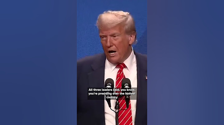 'The love and passion they showed for their countries was unbelievable' Trump speaks about NATO