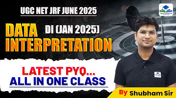 UGC NET Paper 1 Data Interpretation | January 2025 Latest PYQs | Apni University | By Shubham Sir