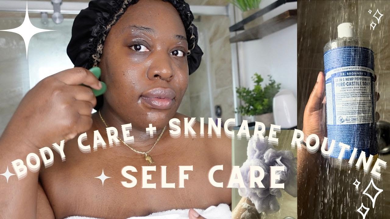 MY SHOWER & BODYCARE ROUTINE 2022 | SOFT GLOWY SKIN + FEMINE HYGIENE ...