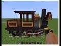 Обзор мода на поезда и паровозы, вагоны и локомотивы - TrainCraft в майнкрафт (MineCraft) - Часть 1