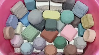 13K Celebration🎊🥳Video 6/6 || Chalk Cubes+🌈Blocks Dry Crumbling+Sifting+Dust Play+Paste Mixing ASMR