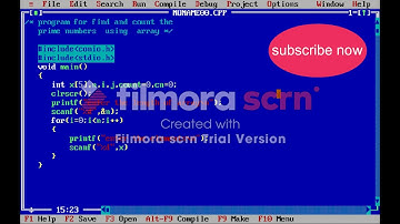 count and find prime numbers using array
