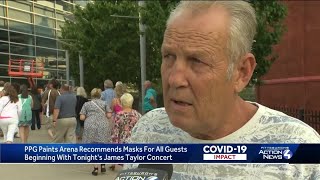 PPG Paints Arena recommends masks for all guests beginning this evening