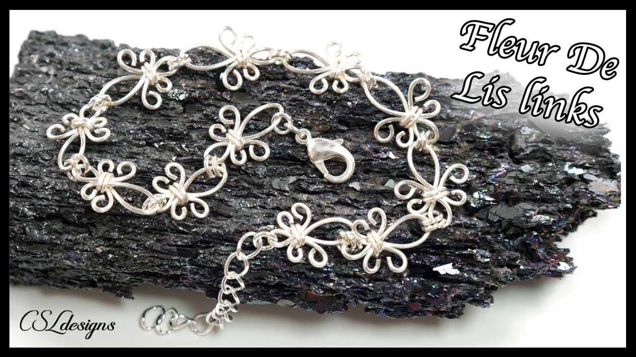 Fleur De Lis chain links ⎮ Make your own chain series