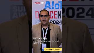 QUBO : Nitin Dua, Co-founder of Qubo by Hero Electronix  #devicenext #devicenextsummit #Qubo