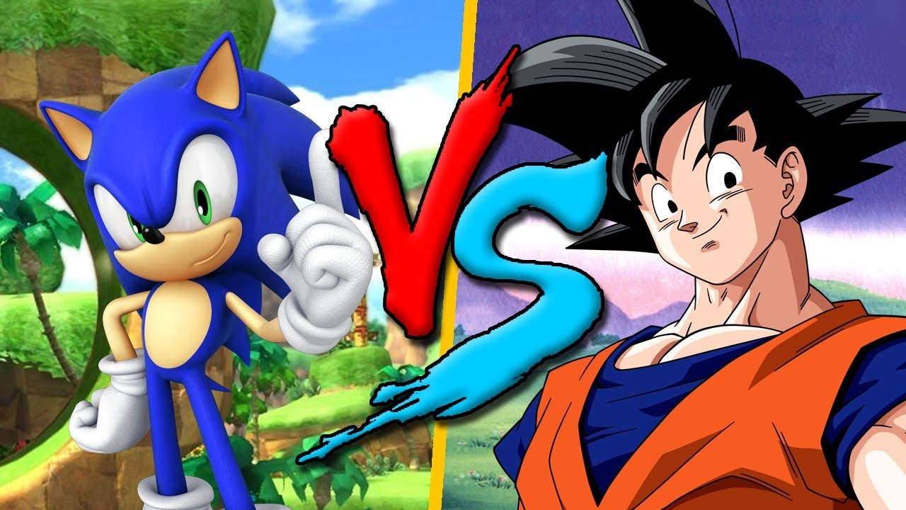 Sonic Vs Son Goku Sonic The Hedgehog Amino - Gambaran