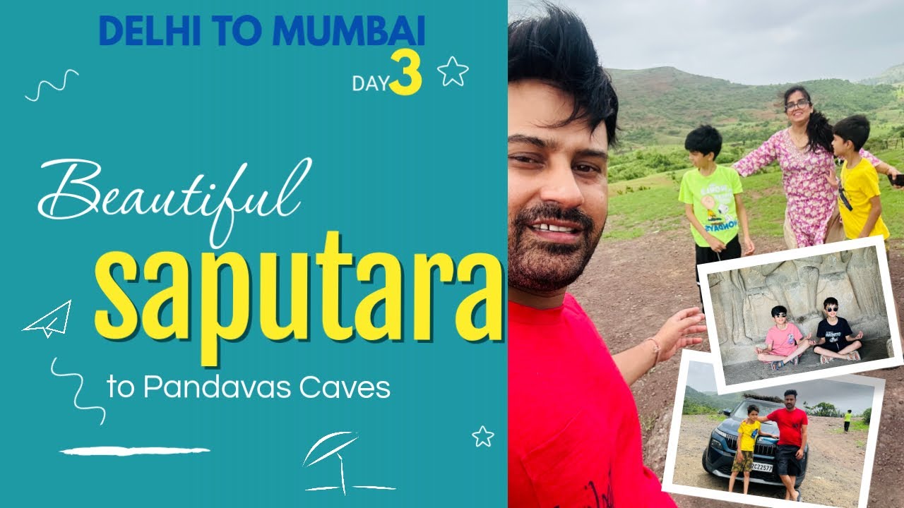 Saputara to pandavas caves | Delhi to Mumbai road trip | Škoda kylaq 5500 km road trip day 3