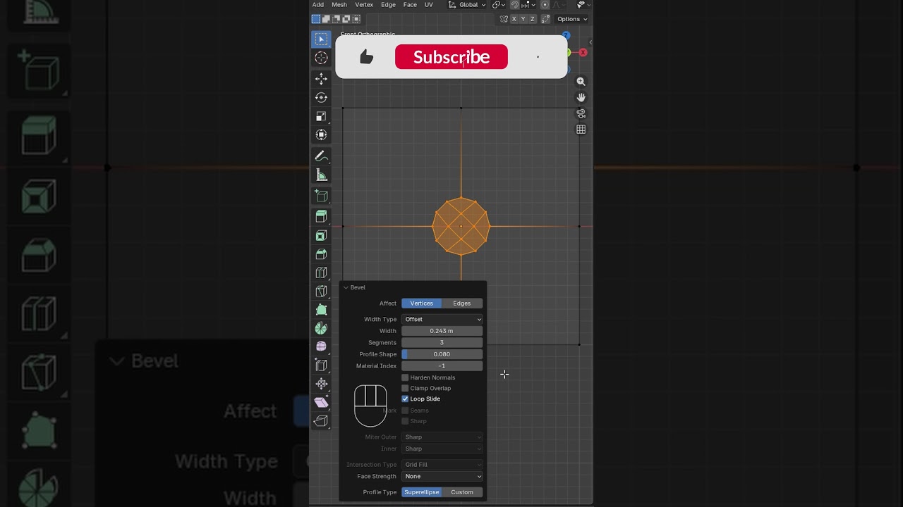 Create Perfect Circular Holes in Blender No Boolean's or Add on's