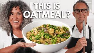 The Creamy Savory Oats You Didn’t Know You Were Missing (No Added Fat!)