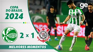 Thumbnail for JUVENTUDE 2 X 1 CORINTHIANS | MELHORES MOMENTOS | QUARTAS DE FINAL COPA DO BRASIL | ge.globo