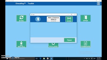 DirectKey Toolkit (opening doors)